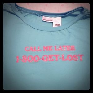 90's Retro No Boundaries Tee in Blue Sz XL